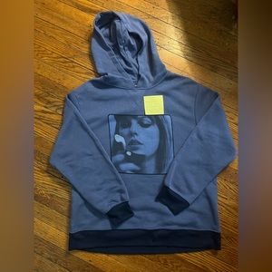 Taylor Swift Midnights blue hoodie size Medium.NWOT